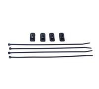 ELEOUTI Clips Câbles Attache de Câble Frein et Dérailleur 4 Pièces pour Vélo de Montagne en Plastique Noir Boucle Fixe pour Réparation et Fixation de Ligne de Câblage