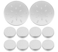 ELEOUTI Coffret Dressage Olfactif Chien 10 Pièces Boîtes en Aluminium Perforées Diamètre 68 Mm Outil de Reniflement Entraînement Odorat Travail Animal et Ludique