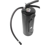 ELEOUTI Coffret Porte-Bouteilles en Métal Forme Extincteur Noir, Armoire à Vin 1 Compartiment, Rangement Créatif pour Pompiers et Anniversaire, Contenant Stockage Whisky pour Maison