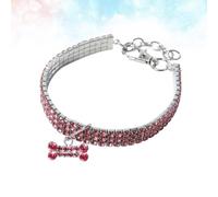 ELEOUTI Collier Design Créatif pour Animaux de Compagnie en avec Pendentif Os Élastique et Confortable pour Chien et Chat, pour Fête