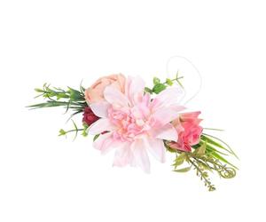 ELEOUTI Couronne de Fleurs Artificielle Couvre-Chefs pour Animaux de Compagnie pour Chien et Chat en Fibre Naturelle, Accessoire Ajustable pour Camping et Mariage Champêtre