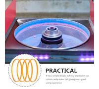 ELEOUTI Courroies pour Machines à Barbe à Papa Électriques, 4 Pièces en Plastique Résistant, Accessoires Pratiques pour Fabrication de Guimauve à Domicile