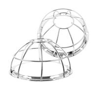 ELEOUTI Couvercle de Protection Robuste et Pratique pour en Acier Inoxydable Argenté Lot de 2 Pièces Détecteur de Fumée pour Capteurs à Domicile ou Bureau