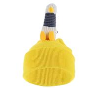 ELEOUTI Couvre Casque Ski Élastique en Fil Jaune Motif Licorne, Accessoire de Ski Pratique pour Protéger et Prolonger la Durée de Vie du Casque en Sports d'hiver