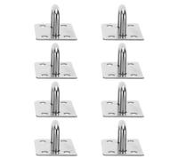 ELEOUTI Crochet Suspendre en Acier Inoxydable U de U, Charge Lourde, 8 Pièces, Durabilité Solide, Support Mural pour Paquet de Frappe et Hamac, Usage Intérieur et Extérieur