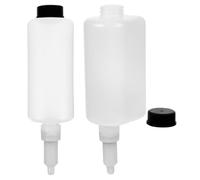 ELEOUTI Distributeur de Savonnette la Cuisine 2pcs en Plastique 350ml Étanche et Portable, Pièces de Distributeur de Savonnette pour Salle de Bain et Hôtel