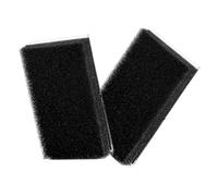 ELEOUTI Éponge Adhésive Double Face pour Poils d'animaux, Lot de 2, Brosse Anti-Peluches pour Machine à Laver, pour Vêtements et Linge, Noire, Réutilisable et Douce aux Tissus