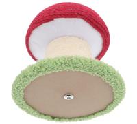 ELEOUTI Griffoir Résistant à l'usure Forme de Champignon Rouge en Sisal pour Chat et Jouet Interactif pour Chat Design Attrayant, pour Usage Intérieur