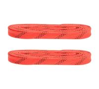 ELEOUTI Lacets de Hockey Orange en Polyester et Coton, Résistants Gel et Anti-Casse, Lacets de Remplacement de 96 Pouces pour Patins de Glace et Ski