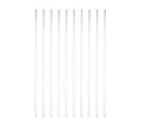 ELEOUTI Lot de 10 Bâtonnets Mélangeurs en Verre Résistant à Haute Température, Tiges D'agitation Expérimentale Extrémités Lisses et Arrondies pour Expériences D'extraction et Réutilisable