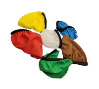 ELEOUTI Lot de 6 Abat-Jours Élastiques Ronds 18 Cm pour Flash Photo, Nylon Souple, 6 Couleurs - Diffuseur Lumière Douce pour Éclairage Photographique Studio