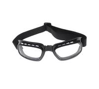 ELEOUTI Lunettes de Sécurité Anti-buée pour Moto Cross et Ski, Verres Sphériques PC Noirs Large Angle de Vue et Antidérapantes, Unisexes pour Hommes et Femmes