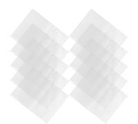 ELEOUTI Membranes Semi-perméables pour Éducation Scientifique 10 Feuilles Cellophane 20x30 Cm Kit D'expérimentation Scolaire pour Expériences D'osmose Collège Lycée Outils Pédagogiques