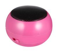 ELEOUTI Mini Enceinte Portable USB Rechargeable Rose de Burger, Haut-Parleur Externe pour Ordinateur et Téléphone avec Entrée Jack 3,5 Mm, Compact et Léger pour Bureau ou Voyage