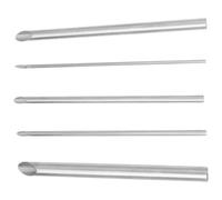 ELEOUTI Outil de Découpe pour Trous en Argile 5 Pièces en Acier Inoxydable, Coupe-trou Rond pour Sculpture et Poterie, Facile à Nettoyer pour Utilisation en Atelier