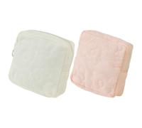 ELEOUTI Pochette Hygiénique Petite Multifonction en Polyester Portable et Compacte pour Femmes et Filles, Lot de 2 Pièces pour L'école Bureau