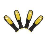 ELEOUTI Poignée Ergonomique Antidérapante Légère en Plastique Lot de 4 Pièces et Multifonction pour Lime pour Outils de Bricolage et Artisanat