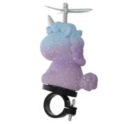 ELEOUTI Poignées de Guidon de Moto et Décorations Licorne en Vinyle Violet, Accessoires pour Scooters et Motos Électriques, Look Stylé pour Fêtes et Balades Quotidiennes, Unisexe