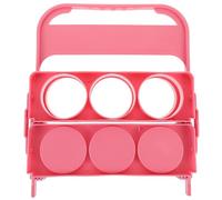 ELEOUTI Porte-Bouteille Pliable Portable en PP pour 6 Bouteilles, Léger avec Design Classique, pour Barbecue Familial et Entraîneurs de Football