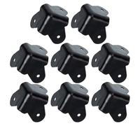 ELEOUTI Protections d'angle en Métal 8 Pcs pour Haut-parleurs et Meubles, Cache d'angle Solide en Fer Fixation par Vis, Accessoires Audio Pratiques pour Protection de Coins D'armoires