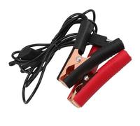 ELEOUTI Rallonge de Câble Sae Pince Crocodile pour Chargeur de Batterie, Câble de 1 M en Cuivre et Pvc, Pratique pour Recharge de Batterie de Voiture et Panneau Solaire