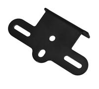 ELEOUTI Support de Réflecteur en Alliage D'aluminium Noir pour Vélo, Clip de Fixation Polyvalent pour Porte-vélos Arrière, pour Fête Estivale et Balades Nocturnes