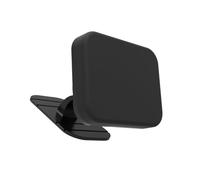 ELEOUTI Support de Téléphone Utilisation sans Mains Voiture Magnétique Adhésif Noir Base en PC et Silicone, Protège Le Téléphone Chute pour Conduite Sécurisée