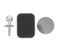 ELEOUTI Support Téléphone Voiture Support Téléphone Magnétique pour Tableau de Bord Abs et Métal Noir Stabilité Renforcée et Changement Rapide Usage Quotidien