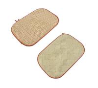 ELEOUTI Tapis Rafraîchissants et Sûrs à Mâcher Lot de 2 Couleur Aléatoire en Gazon et Rotin sans Odeur Lapins et Cochons d'Inde pour Petits Animaux Lapins et Cochons