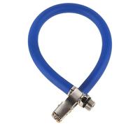 ELEOUTI Tuyau de Gonflage de Pneu Remplacement Bleu 12,5 Mm, Tube D’extension Flexible pour Compresseur D’air Voiture et Moto, Accessoire Multifonction pour Pompe à Air et Gonfleur
