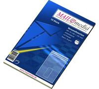 Elepa - Rössler Kuvert Enveloppes d'expédition avec fenêtre C5 Marron 90g 10 pièces Auto scellantes