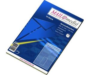 Elepa - Rössler Kuvert Enveloppes d'expédition avec fenêtre C5 Marron 90g 10 pièces Auto scellantes