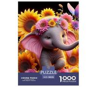 éléphant 1000 Pièces African éléphant Puzzle Adulte Un Puzzle Difficile Jeu De Puzzle Pour Toute La Famille Divertissement Puzzles Classiques Pour Adultes Et Enfants À Partir De Cadeaux Pour Femmes Ca