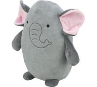 Trixie Jouet pour Chien Eléphant Peluche 27cm Rond sans Bruit Avec D