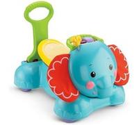 Eléphant 3 En 1 Fisher-Price : Siège Rebond, Trotteur, Porteur 9-36 Mois (En Anglais)