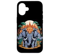 Éléphant à 3 têtes : Symbole de la Tradition et de la Culture Lao Coque pour iPhone 16