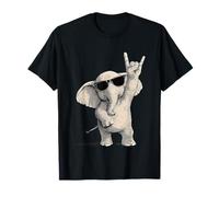 Éléphant à Bascule avec Lunettes de Soleil T-Shirt