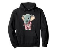 Éléphant amusant en pyjama pour une ambiance chaleureuse Sweat à Capuche