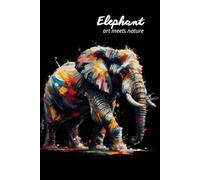 Elephant Art Meets Nature: Perfect for personal use, or for your whole office. Manage your thoughts and lift your mood by using this wonderful notebook. Get yours today!