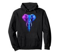 Elephant Artwork Animal Face Lover Motif Safari Afrique Homme Sweat à Capuche