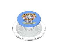 Éléphant avec Beaucoup de tournesols Mignon Animal Heureux PopSockets PopGrip pour MagSafe