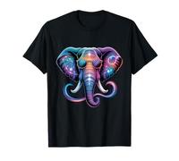 Éléphant avec Lunettes de Soleil Animal Art Safari Elephant Lover T-Shirt