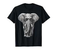 Éléphant avec Lunettes de Soleil Animal Art Safari Elephant Lover T-Shirt