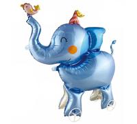 Eléphant Ballon Animaux Jungle, Ballon Debout Eléphant, Eléphant Ballons Anniversaire pour Enfants, Ballon Gonflable 3D Eléphant, Ballon Helium pour Mariage, Anniversaire, Décorations de Fête(A)