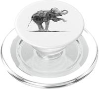Elephant Boombox Casque d'écoute Lover Street Art Sketch PopSockets PopGrip pour MagSafe