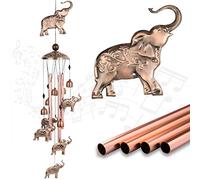 Elephant Carillons éOliens, éLéPhant Decoration, Eolienne De Jardin, DéCoration De Carillons éOliens, Souvenir Vintage Carillon De Vent pour Maman Et Femme (1)