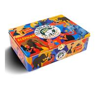 Éléphant | Coffret Collector 130 Ans Édition Limitée en Métal | 40 Sachets d’Infusions (2×20) | Assortiment d’Infusions Sans Caféine | + Chaussettes | Idée Cadeau