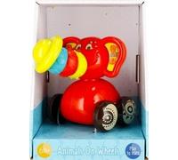 Eléphant coloré sur roues Jouet éducatif 6m+ BamBam