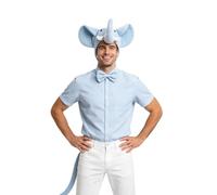 Elephant Costume Kids 3 Pieces Unisex Cosply Bow Tie Creating A C Headband