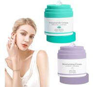 Elephant, crème polypeptide éléphant, 2024 New Elephant Lala Retro Whipped Cream, crème hydratante pour le visage, polypeptide crème Bubble Soins de la peau Rétro crème fouettée Bubble Creme (A+B)